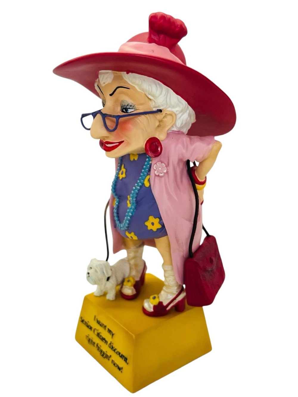 Vintage Westland Biddys I Want My Senior Citizen Discount Figurine